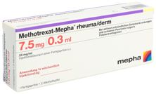 Methotrexat Mepha rheuma/derm 7.5 mg/0.3ml, image principale