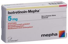 Isotretinoin Mepha Weichkaps 5 mg 30 Stk, Hauptbild