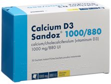 Calcium D3 Sandoz Plv 1000/880 Btl 30 Stk, Hauptbild