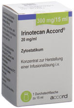 Irinotecan Accord300 mg/15ml Durchstf 15 ml, Hauptbild