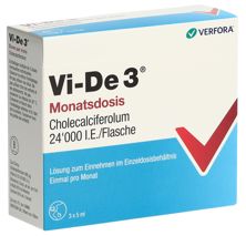 Vi-De 3 Monatsdosis Lösung 24000 IE/5ml 3 Fl 5 ml, Hauptbild