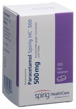 Paracetamol Spirig HC Filmtabl 500 mg Ds 100 Stk, Hauptbild