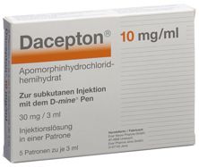 Dacepton Inj Lös 30 mg/3ml 5 Patrone 3 ml, Hauptbild