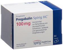 Pregabalin Spirig HC Kaps 100 mg 84 Stk, Hauptbild