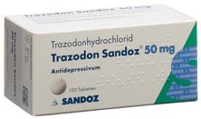 Trazodone Sandoz cpr 50 mg 100 pce, image principale