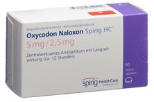 Oxycodon Naloxon Spirig HC cpr ret 5/2.5mg 60 pce, image principale