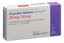 Oxycodon Naloxon Spirig HC cpr ret 20/10mg 30 pce, image principale