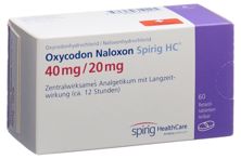 Oxycodon Naloxon Spirig HC Ret Tabl 40/20mg 60 Stk, Hauptbild