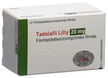 Tadalafil Lilly Filmtabl 20 mg 12 Stk, Hauptbild