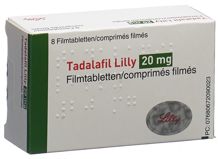 Tadalafil Lilly Filmtabl 20 mg 8 Stk, Hauptbild