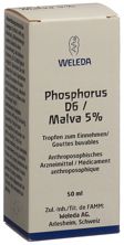 Weleda phosphorus 6D / malva 5% dil (#) 50 ml, image principale