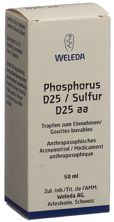 Weleda phosphorus 25 D/sulf 25 D aa dil (#) 50 ml, image principale