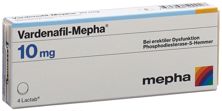 Vardenafil Mepha Lactab 10 mg 4 Stk, Hauptbild
