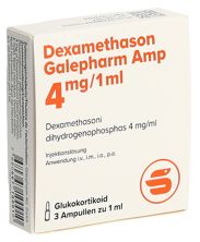 Dexaméthasone Galepharm Amp 4 mg/ml 3 x 1 ml, image principale