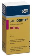 Solu-Cortef Trockensub 100 mg c Solv 2 ml, Hauptbild