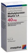 Methylphenidat Mepha LAdepocaps 40 mg bte 30 pce, image principale