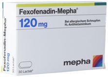 Fexofenadin Mepha Lactab 120 mg 30 Stk, Hauptbild