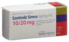 Ezetimib Simva Spirig HC Tabl 10/20 mg 100 Stk, Hauptbild