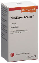 Docetaxel Accord Inf Konz 80 mg/4ml 30x22mm, Hauptbild