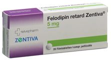 Felodipin retard Zentiva 5 mg 20 pce, image principale