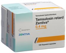 Tamsulosin retard Zentiva Ret Kaps 0.4 mg 100 Stk, Hauptbild
