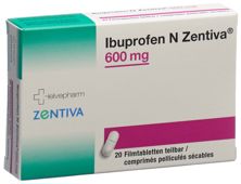 Ibuprofen N Zentiva Filmtabl 600 mg 20 Stk, Hauptbild