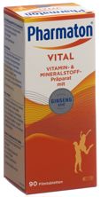 Pharmaton Vital cpr pell fl verre 90 pce, image principale