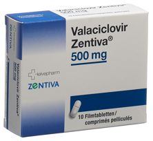Valaciclovir Zentiva cpr pell 500 mg 10 pce, image principale