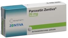 Paroxetin Zentivacpr pell 20 mg 28 pce, image principale
