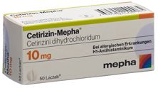 Cetirizin Mepha Lactab 10 mg 50 Stk, Hauptbild