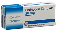 Lisinopril Zentiva cpr 20 mg 30 pce, image principale