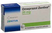 Omeprazol Zentiva cpr pell 20 mg 28 pce, image principale