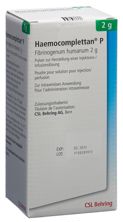 Haemocomplettan P Trockensub 2 g i.v. Fl, Hauptbild