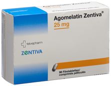Agomelatin Zentiva Filmtabl 25 mg 98 Stk, Hauptbild