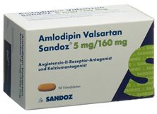 Amlodipin Valsartan Sandoz Filmtabl 5/160 98 Stk, Hauptbild