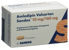 Amlodipin Valsartan Sandoz Filmtabl 10/160 98 Stk, Hauptbild