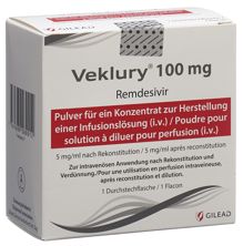 Veklury Trockensub 100 mg Durchstf, Hauptbild
