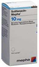 Solifenacin Mepha Filmtabl 10 mg Ds 100 Stk, Hauptbild