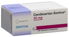 Candesartan Zentiva Tabl 32 mg 100 Stk, Hauptbild