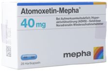 Atomoxetin Mepha Kaps 40 mg 28 Stk, Hauptbild