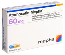 Atomoxetin Mepha Kaps 60 mg 28 Stk, Hauptbild