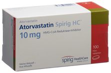 Atorvastatin Spirig HC Filmtabl 10 mg 100 Stk, Hauptbild