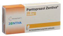Pantoprazol Zentiva Filmtabl 20 mg 30 Stk, Hauptbild