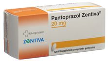 Pantoprazol Zentiva Filmtabl 20 mg 120 Stk, Hauptbild