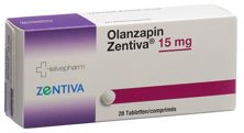 Olanzapin Zentiva Tabl 15 mg 28 Stk, Hauptbild