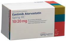 Ezétimibe Atorvast Spirig HC cpr 10mg/20mg 90 pce, image principale