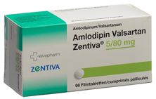 Amlodipin Valsartan Zentiva cpr pell 5/80 98 pce, image principale