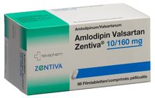 Amlodipin Valsartan Zentiva cpr pell 10/160 98 pce, image principale