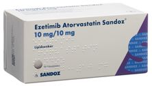 Ezétimibe Atorvast Sandoz cpr pell 10/10mg 90 pce, image principale