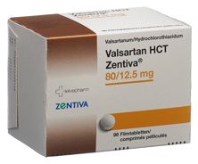 Valsartan HCT Zentiva cpr pell 80/12.5mg 98 pce, image principale